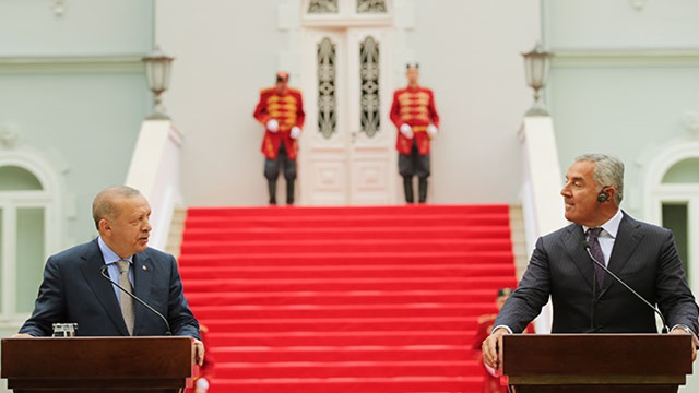Cumhurbaşkanı Erdoğan ile Karadağ Cumhurbaşkanı Milo Cukanoviç’