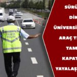 Üniversite Bulvarı üzerinde bulunan o yol trafiğe kapatılıyor