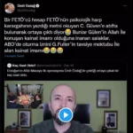Özdağ’dan FETÖ’cülere tokat gibi sözler: “Gülen’in Allah’la konuştuğuna inanan salaklar”