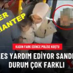 Bebekli kadına yardım bahanesi ile telefonu çaldı, kaçtı