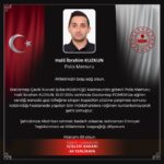 Gaziantep’ten acı haber! İçişleri Bakanı Yerlikaya açıkladı: Polis Memuru Kuzkun şehit oldu!   Gaziantep Emniyet Müdürlüğü Çevik Kuvvet Şube Müdürlüğü kadrosunda görevli Polis Memuru Halil İbrahim Kuzkun, Gaziantep Polis eğitim Merkezi (POMEM)’de eğitim verdiği esnada gaz tüfeğine sıkışan kapsülün yüzüne çarpması sonucu kaldırıldığı hastanede yapılan tüm müdahalelere rağmen kurtarılamayarak şehit oldu.  Çevik Kuvvet Şube Müdürlüğü kadrosunda görevli Polis Memuru Halil İbrahim Kuzkun, 10 Temmuz 2024 tarihinde Gaziantep POMEM’de eğitim verdiği esnada gaz tüfeğine sıkışan kapsülün yüzüne çarpması sonucu yaralanarak, hastaneye kaldırıldı. Polis Memuru Kuzkun, doktoların tüm müdahalesiene rağmen, hastanede verdiği yaşam mücadelesinde bugün yenik düştü ve şehit oldu. BAKAN YERLİKYA’DAN TAZİYE MESAJI: MİLLETİMİZİN BAŞI SAĞ OLSUN İçişleri Bakanı Ali Yerlikaya, şehit polis memuru Kuzkun için taziye mesajı yayınladı. Bakan Yerlikya, mesajında: Milletimizin başı sağ olsun. Gaziantep Çevik Kuvvet Şube Müdürlüğü kadrosunda görevli Polis Memuru Halil İbrahim KUZKUN, 10.07.2024 tarihinde Gaziantep POMEM’de eğitim verdiği esnada gaz tüfeğine sıkışan kapsülün yüzüne çarpması sonucu kaldırıldığı hastanede yapılan tüm müdahalelere rağmen kurtarılamayarak şehit olmuştur. Şehidimize Allah’tan rahmet; kederli ailesine, kahraman Emniyet Teşkilatımıza ve Milletimize başsağlığı diliyorum. Makamı âli olsun” ifadelerini kullandı. GAZİANTEP EMNİYET MÜDÜRLÜĞÜ AÇIKLAMA YAPTI Gaziantep Emniyet Müdürlüğünden yapılan açıklamada da “Müdürlüğümüz kadrosunda görevli Polis Memuru Halil İbrahim KUZKUN 10.07.2024 tarihinde eğitim esnasında meydana gelen kaza sonucu yaralanmış, kaldırıldığı hastanede 02.08.2024 tarihinde şehit olmuştur. Şehidimize Allah’tan rahmet, ailesine ve yakınlarına başsağlığı ve sabırlar dileriz” denildi. VALİ ÇEBER BAŞSAĞLIĞI DİLEDİ Gaziantep Valisi Kemal Çeber’de yayımladığı mesajda, “Şehit Polisimizin mekanı cennet, makamı ali olsun. Milletimizin ve Emniyet Teşkilatımızın başı sağ olsun” dedi. Şehit polis memuru Halil İbrahim Kuzkun, bugün saat 11.00’de Çevik Kuvvet Şube Müdürlüğü yerleşkesinde yapılacak törenin ardından Oğuzeli ilçesi Altınyurt Mahallesi’nde öğle namazına müteakip kılınacak cenaze namazının ardından toprağa verilecek.  .