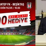 Gaziantep FK-Beşiktaş maçı için 500 taraftara bilet hediye edilecek