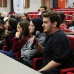 ATV spikeri Nihan Günay, Gaziantep’te HKÜ öğrencileriyle bir araya geldi