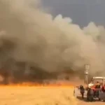 Gaziantep’te büyük yangın! Yüzlerce dönüm tarım alanı yandı, çiftçilerin zararı büyük