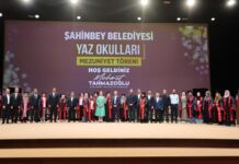 Şahinbey Belediyesi yaz okulu öğrencileri için mezuniyet töreni düzenledi