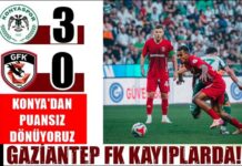 Gaziantep FK, Konyaspor’a farklı mağlup oldu: 3-0