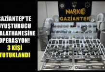 Gaziantep’te 32,5 kilo uyuşturucu ele geçirildi, 3 kişi tutuklandı!