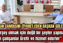 Başkan Güler, TİMEF Başkanı Gürel’i ziyaret etti
