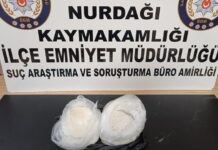 Gaziantep Nurdağı’nda uyuşturucu operasyonu