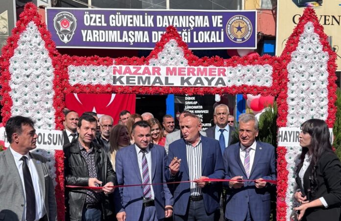 Özel Güvenlik Dayanışma ve Yardımlaşma Derneği, Gaziantep'te yeni lokalini açtı