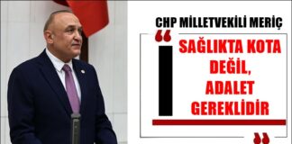 CHP Gaziantep Milletvekili Meriç’ten SGK’nın 30 seans sınırına tepki