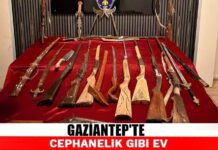 Evi cephaneliğe çevirmiş! Gaziantep’te şok operasyon