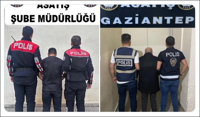 İkisi de yakalandı! Gaziantep polisi affetmedi
