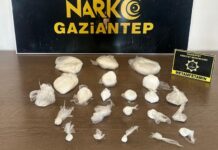 Gaziantep’te metamfetamin ve kokain operasyonu