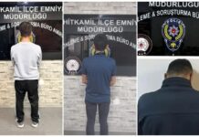 Gaziantep’te 3 firari hükümlü yakalandı