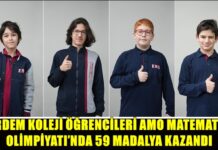 Erdem Koleji öğrencilerinden büyük başarı