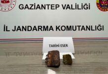 Gaziantep’te sahte tarihi eser dolandırıcıları suçüstü yakalandı