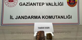 Gaziantep’te sahte tarihi eser dolandırıcıları suçüstü yakalandı