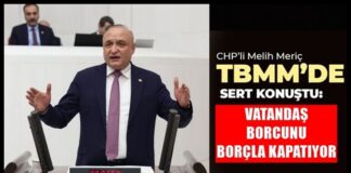 CHP’li Meriç TBMM’de Gaziantep’in borç batağını anlattı