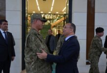 Gaziantep Valiliğine üst düzey askeri ziyaret