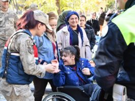 Gaziantep jandarmasından özel gereksinimli öğrencilere sürpriz ziyaret