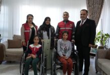 Şehitkamil Belediyesi’nden engelli bireylere tekerlekli sandalye