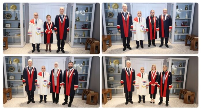 Gaziantep Üniversitesi akademisyenleri yeni unvanlarını törenle aldı