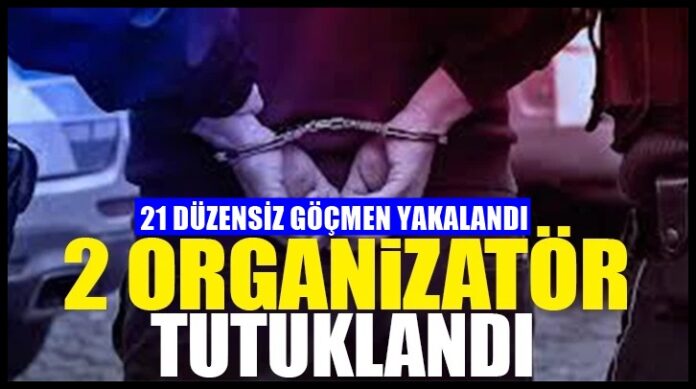 Gaziantep'te suçüstü 2 göçmen kaçakçısı tutuklandı