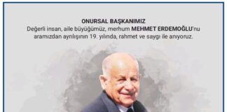 ERDEMOĞLU HOLDİNG ANMA İLANI