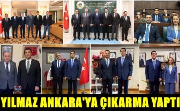Başkan Yılmaz Ankara’da önemli temaslar gerçekleştirdi