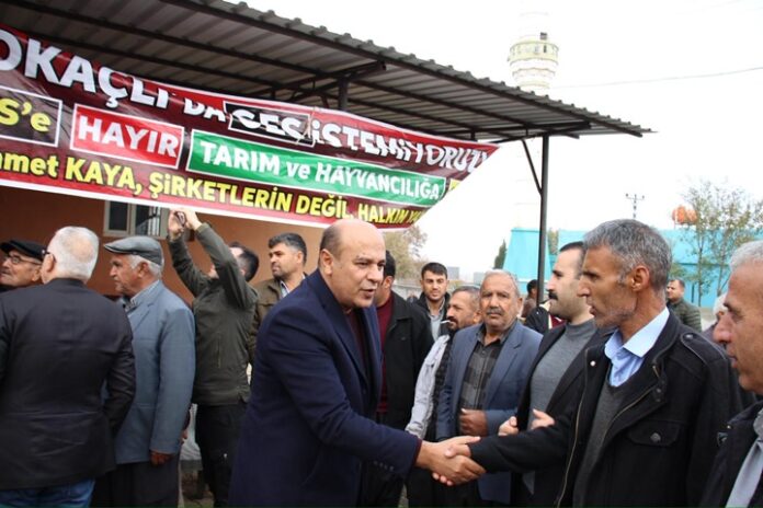 Gaziantep'te köylülerin GES isyanına CHP İl Başkanı Açar tercüman oldu