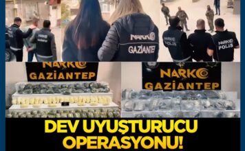 Dev uyuşturucu operasyonu: Gaziantep dahil 72 ilde 970 kişi gözaltında!