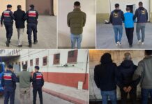 Kesinleşmiş hapis cezası bulunan firari 5 hükümlü Gaziantep’te yakalandı