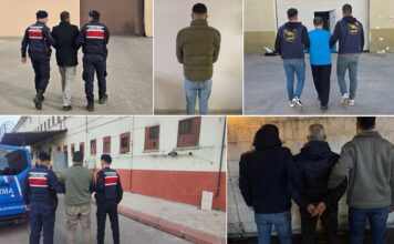 Kesinleşmiş hapis cezası bulunan firari 5 hükümlü Gaziantep’te yakalandı