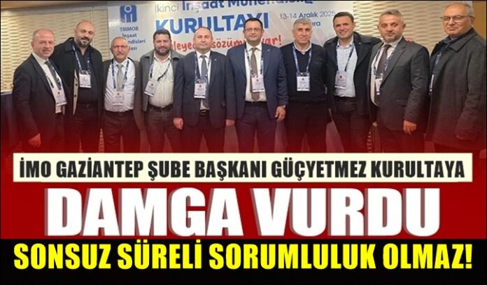 cİMO Gaziantep Şube Başkanı Güçyetmez: