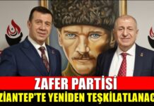 Pamuk: Zafer Partisi kısa sürede Gaziantep’te yeniden teşkilatlanacak