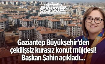 Gaziantep Büyükşehir’den kurasız ev müjdesi: İşte aranan şartlar