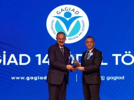 Gaziantep’te GAGİAD ödülleri sahiplerine verildi