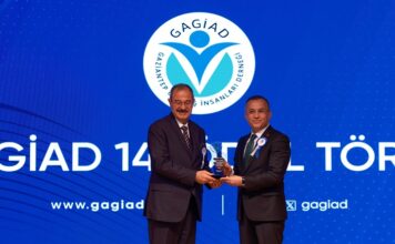 Gaziantep’te GAGİAD ödülleri sahiplerine verildi