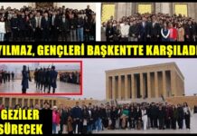 Yılmaz gençlerle Ankara’yı gezdi