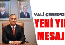 Gaziantep Valisi Kemal Çeber’den yeni yıl mesajı
