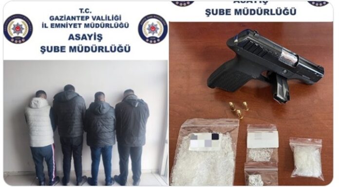 Dolandırıcılık, hırsızlık, silah ve uyuşturucu... Gaziantep polisi 4'ünü de yakaladı