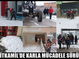 Gaziantep kar altında! Şehitkamil’de karla mücadele aralıksız sürüyor