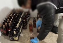 Gaziantep’te kaçak alkol operasyonu: 2 kişi gözaltında