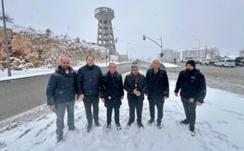 Gaziantep’te karla mücadele çalışmaları yerinde koordine ediliyor