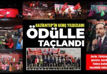 Gaziantep’in ‘Genç Yıldızları’ ödülle taçlandırıldı