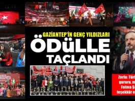 Gaziantep’in ‘Genç Yıldızları’ ödülle taçlandırıldı