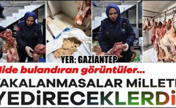 Yer: Gaziantep! Yakalanmasalardı bozuk etleri halka yedireceklerdi!
