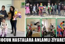 Gaziantep İyilik Hareketi Derneği’nden çocuk hastalara yeni yıl sürprizi