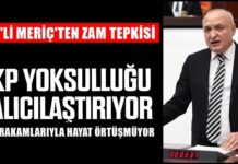 CHP Gaziantep Milletvekili Meriç’ten iktidara zam tepkisi: Kira artışı serbest, maaşlar kelepçeli!